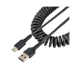 StarTechcom Cable 1m de Carga USB A a USB C USB Tipo C Rizado USB 20