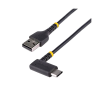 StarTechcom Cable 1m de Carga USB A USB C Acodado  USB 20  Tipo C