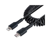 StarTechcom Cable 1m USBC a Lightning Rizado MFi USB Tipo C para iPhone