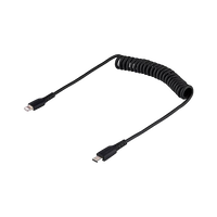 StarTechcom Cable 1m USBC a Lightning Rizado MFi USB Tipo C para iPhone