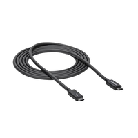 StarTechcom Cable 2m Thunderbolt 3 USBC 40Gbps Compatible USB