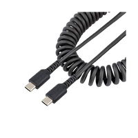 StarTechcom Cable de 1m de Carga USB C USB Tipo C Rizado USB 20