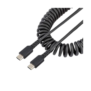StarTechcom Cable de 1m de Carga USB C USB Tipo C Rizado USB 20