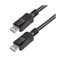 StarTechcom Cable de 5m DisplayPort 4K HBR2 con Cierre 2x Macho