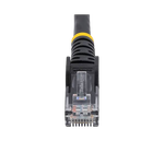 StarTechcom Cable de Red Ethernet CAT6 UTP sin Enganches  Negro  50cm