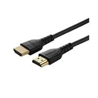StarTechcom Cable HDMI de Alta Velocidad con Ethernet Premium 4K 60Hz 1m