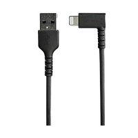 StarTechcom Cable USBA a Lightning Acodado de 1 m  Color Negro
