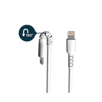 StarTechcom Cable USBA a Lightning Resistente de 1 m  Color Blanco