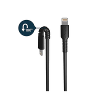 StarTechcom Cable USBA a Lightning Resistente de 1 m  Color Negro