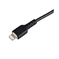StarTechcom Cable USBA a Lightning Resistente de 15 cm  de Color Negro