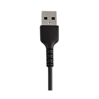 StarTechcom Cable USBA a Lightning Resistente de 15 cm  de Color Negro