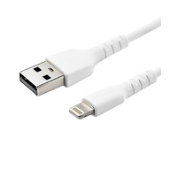 StarTechcom Cable USBA a Lightning Resistente de 2 m  Color Blanco