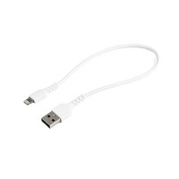 StarTechcom Cable USBA a Lightning Resistente de 30 cm  Color Blanco