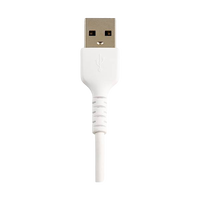 StarTechcom Cable USBA a Lightning Resistente de 30 cm  Color Blanco