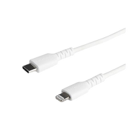 StarTechcom Cable USBC a Lightning Resistente de 1 m  de Color Blanco