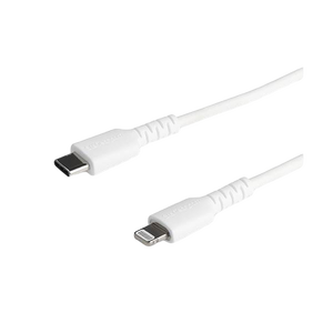 StarTechcom Cable USBC a Lightning Resistente de 1 m  de Color Blanco