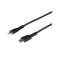 StarTechcom Cable USBC a Lightning Resistente de 1 m  de Color Negro