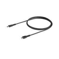 StarTechcom Cable USBC a Lightning Resistente de 1 m  de Color Negro