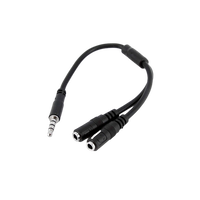 StarTechcom Divisor 1 jack de 35 a 2 jack 35 Adaptador StarTechcom Divisor 1 jack de 35 a 2 jack 35 Adaptador