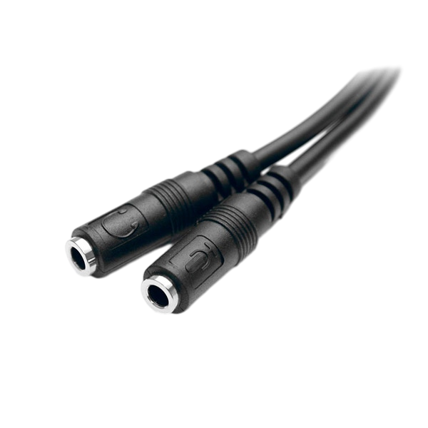 StarTechcom Divisor 1 jack de 35 a 2 jack 35  Adaptador StarTechcom Divisor 1 jack de 35 a 2 jack 35  Adaptador