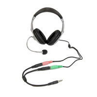 StarTechcom Divisor 1 jack de 35 a 2 jack 35 Adaptador StarTechcom Divisor 1 jack de 35 a 2 jack 35 Adaptador