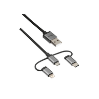 Titulo Trust 3 en 1 Micro USB a USBC 1m  Cable