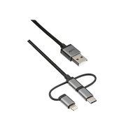 Titulo Trust 3 en 1 Micro USB a USBC 1m  Cable