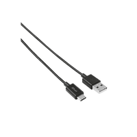 Trust 20445 USB20 Tipo C a A de 1 m Negro  Cable