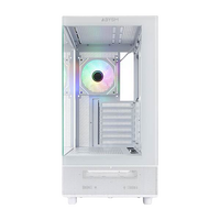 Abysm Danube Sava H400  Caja ATX Cristal Templado Blanca