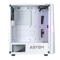 Abysm Danube Kolpa Caja ATX Cristal Templado Blanca Abysm Danube Kolpa Caja ATX Cristal Templado Blanca