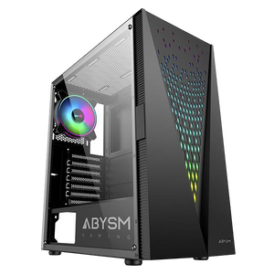 Abysm Danube Kolpa  Caja ATX Cristal Templado Negra