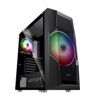 Abysm Danube Hron  Caja ATX Cristal Templado Negra