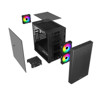 Abysm Danube INVA MX202 Caja Micro ATX Cristal Templado Negra Abysm Danube INVA MX202 Caja Micro ATX Cristal Templado Negra