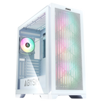 Abysm Danube Mura BX300 ARGB | Caja Cristal Templado Blanca