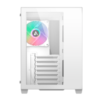 Abysm Danube Sava 285 BX203 ARGB  Caja ATX Cristal Templado Blanca
