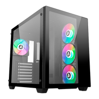 Abysm Danube Sava 285 BX203 ARGB Caja ATX Cristal Templado Negra Abysm Danube Sava 285 BX203 ARGB Caja ATX Cristal Templado Negra