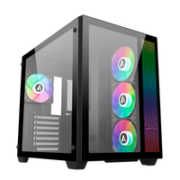 Abysm Danube Sava ARGB  Caja ATX Cristal Templado Negra