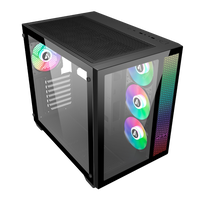 Abysm Danube Sava ARGB  Caja ATX Cristal Templado Negra