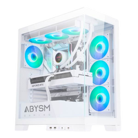 Abysm Danube Sava H500 ARGB Caja ATX Cristal Templado Blanca Abysm Danube Sava H500 ARGB Caja ATX Cristal Templado Blanca