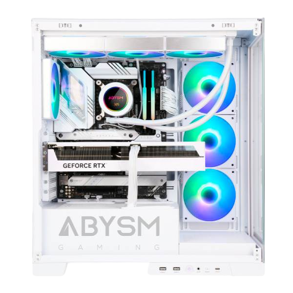 Abysm Danube Sava H500 ARGB Caja ATX Cristal Templado Blanca Abysm Danube Sava H500 ARGB Caja ATX Cristal Templado Blanca