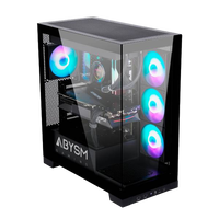 Abysm Danube Sava H500 ARGB  Caja ATX Cristal Templado Negra