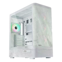 Abysm Danube Sava H500 II Air White | Caja ATX Cristal Templado Blanca