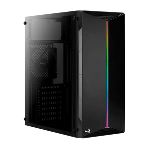 Aerocool Split USB 30 RGB con Ventana Negra  Caja