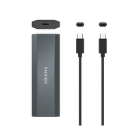 Aisens ASM2018GR M2 SATA  NVMe  USB31  10Gbps  Caja Externa SSD