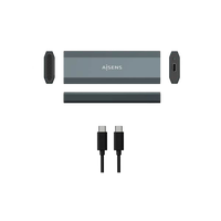 Aisens ASM2018GR M2 SATA  NVMe  USB31  10Gbps  Caja Externa SSD