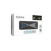 Aisens ASM2RGB013B M2 NVMe USB32 10Gbps Caja Externa SSD Aisens ASM2RGB013B M2 NVMe USB32 10Gbps Caja Externa SSD