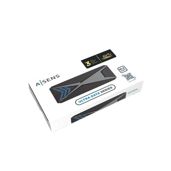 Aisens ASM2RGB013B M2 NVMe USB32 10Gbps Caja Externa SSD Aisens ASM2RGB013B M2 NVMe USB32 10Gbps Caja Externa SSD