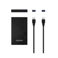 Aisens ASE2523B SSD 25 USB30 5Gbps Caja Externa SSD Aisens ASE2523B SSD 25 USB30 5Gbps Caja Externa SSD