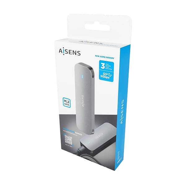 Aisens ASM2006GRY SATA a USB31 Gris Carcasa SSD Aisens ASM2006GRY SATA a USB31 Gris Carcasa SSD