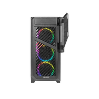 Antec DP502 Flux Black Cristal Templado Caja Antec DP502 Flux Black Cristal Templado Caja